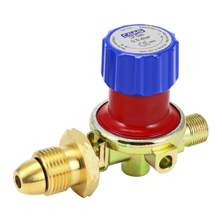 37b Propane Gas Bottle Regulator With Built in Pressure Gauge Fits Calor Gas &ap; Flogas with POL